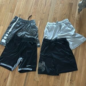 nike and under armor boys shorts